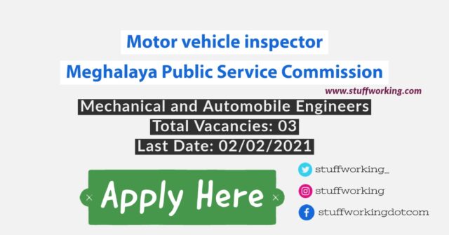 Vacancy for automobile deals engineer